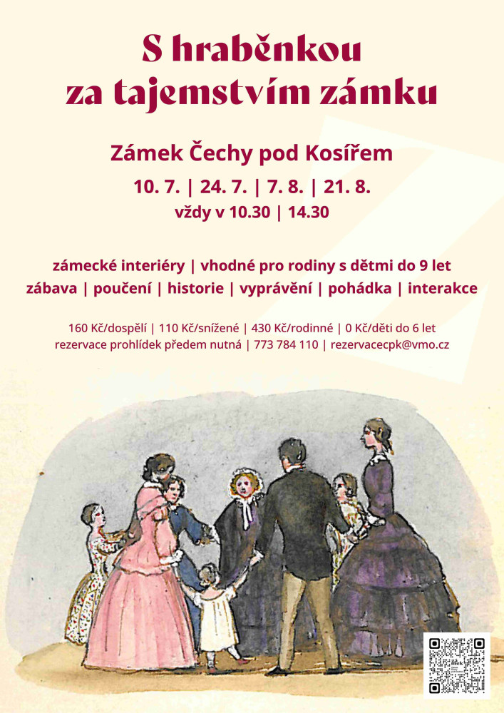 S hraběnkou za tajemstvím zámku v Čechách pod Kosířem