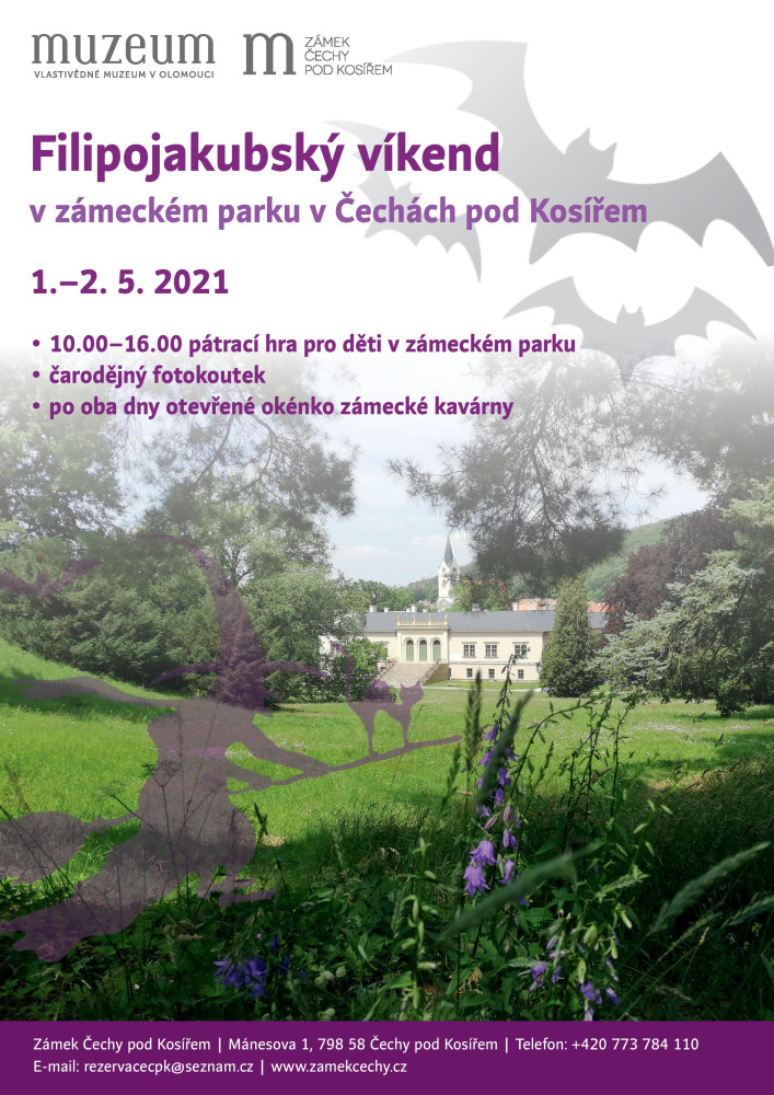 Filipojakubský víkend v zámeckém parku, 1. - 2. května 2021