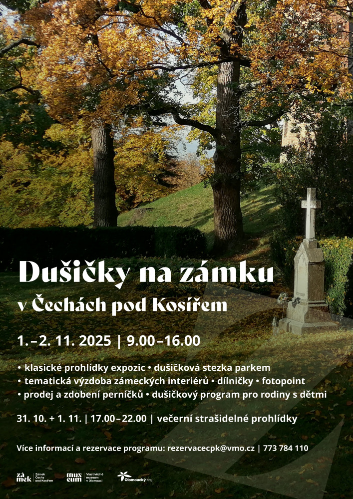 Dušičky na zámku v Čechách pod Kosířem