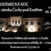 Hradozámecká noc 26. 8. 2017