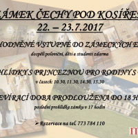 Zámek na Josefkol za poloviční vstupné nebo dokonce zadarmo! A princeznu k tomu...