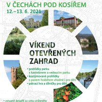 Víkend otevřených zahrad na zámku Čechy pod Kosířem, 12. - 13, června 2021