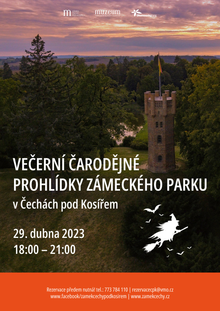 Večerní čarodějné prohlídky zámeckého parku