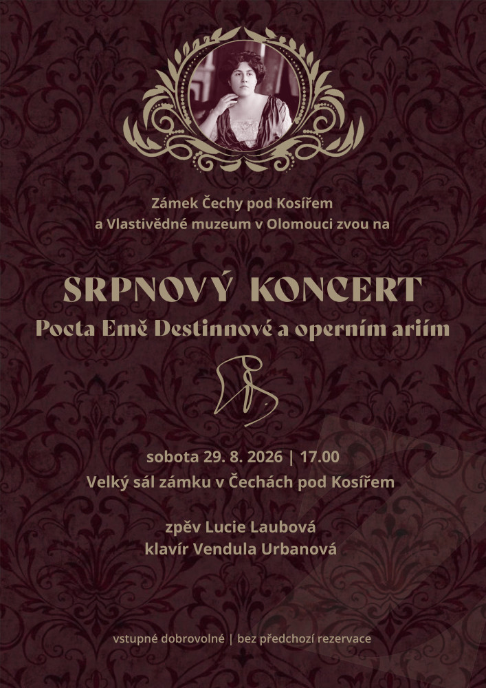 Srpnový koncert: Pocta Emě Destinnové a operním áriím