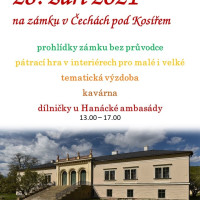 28. září na zámku Čechy pod Kosířem