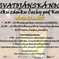 Svatojánská noc v zámeckém parku Čechy pod Kosířem, 23. 6. 2018
