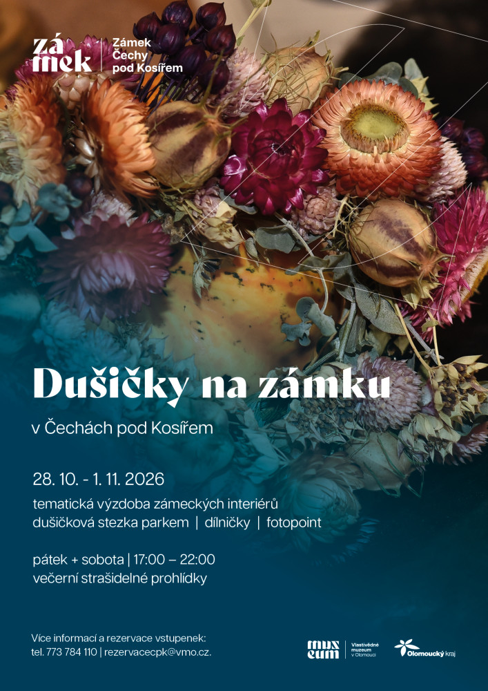 Dušičky na zámku v Čechách pod Kosířem