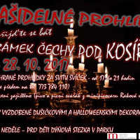Strašidelné prohlídky na zámku 27. a 28. 10.