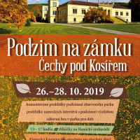 Podzim na zámku Čechy pod Kosířem 