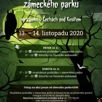 Nový termín strašidelných prohlídek zámeckého parku, 13. a 14. 11. 2020!
