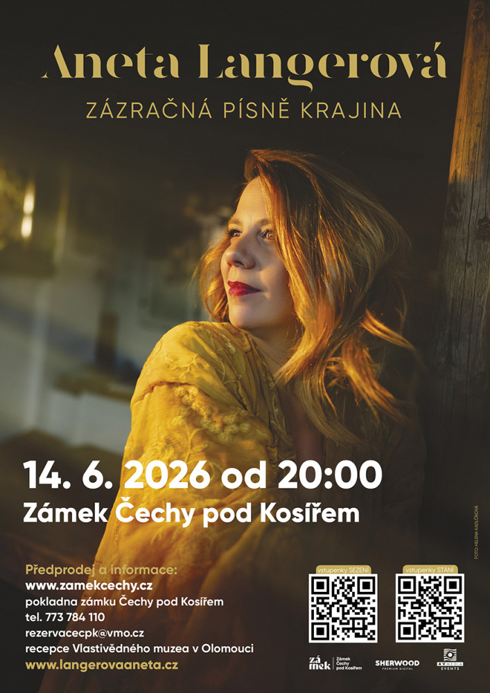 Open-air koncert Anety Langerové s kapelou a smyčcovým triem