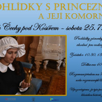 Prohlídky zámeckých interiérů s princeznou a její komornou, 25. 7. 2020