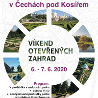 Víkend otevřených zahrad na zámku Čechy pod Kosířem, 6. a 7. 6. 2020